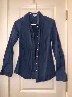 J. Crew Navy Button-Down Shirt